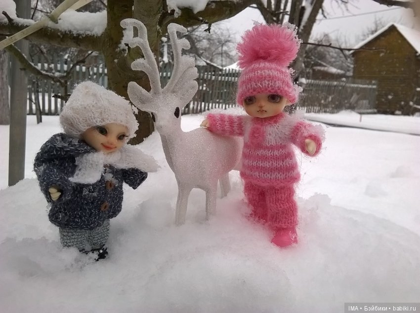 Зимние забавы малышей — Фотоистории с куклами BJD (БЖД): сериалы (фото 8)