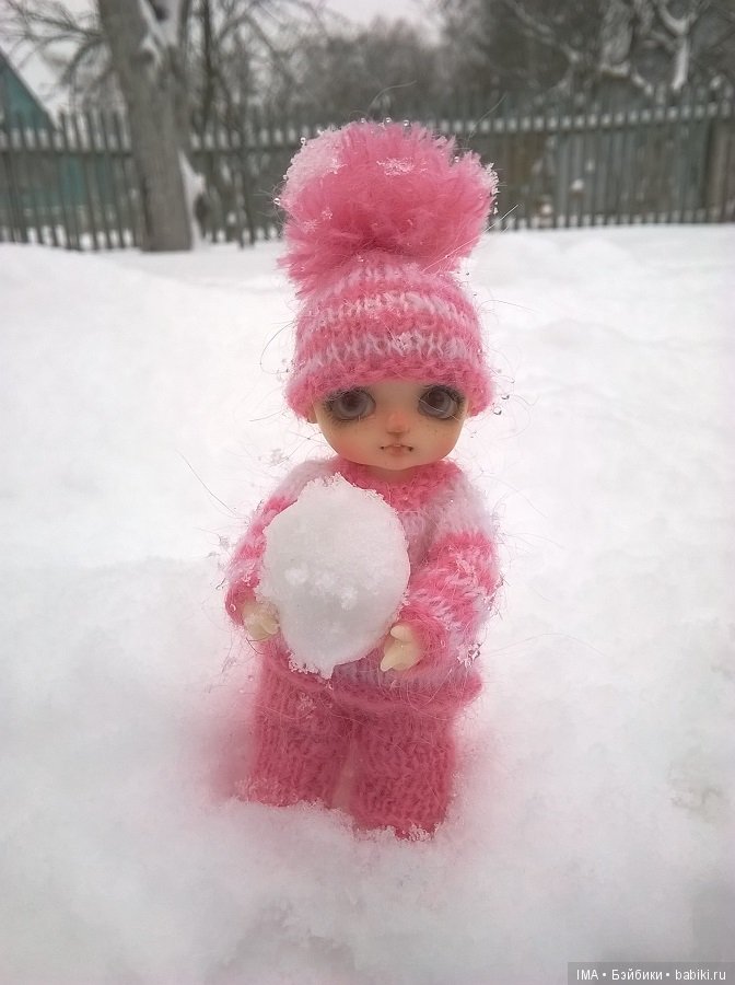Зимние забавы малышей — Фотоистории с куклами BJD (БЖД): сериалы