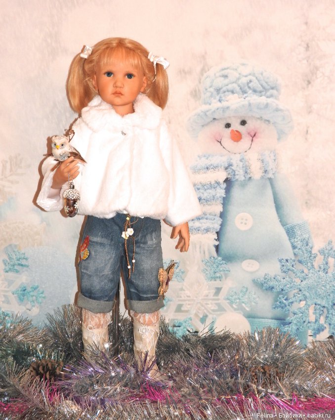 Поздравление к Новому Году от куколок Hildegard Gunzel и Heidi Plusczok (фото 2)