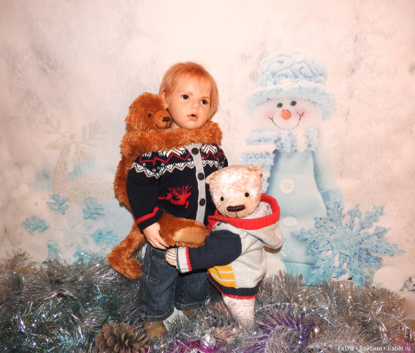 Поздравление к Новому Году от куколок Hildegard Gunzel и Heidi Plusczok (фото 10)