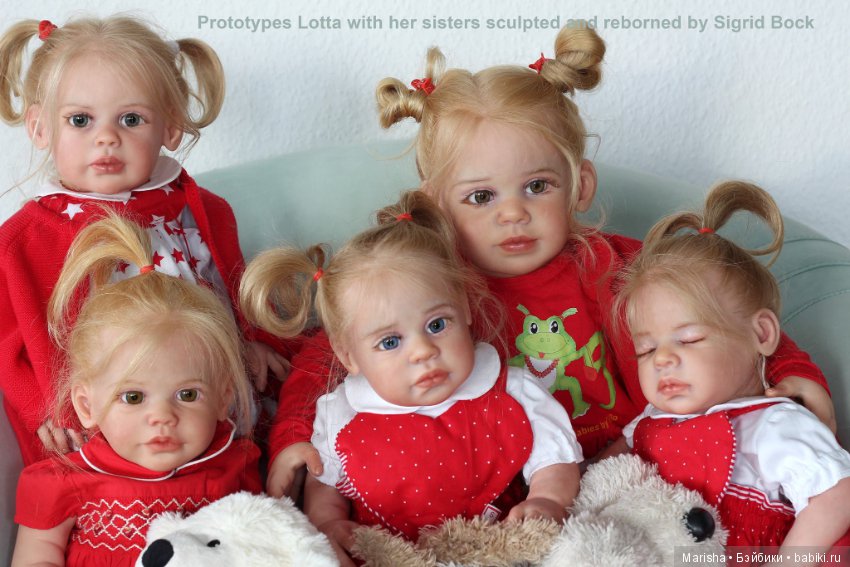 Куклы реборн из молдов скульптора Sigrid Bock (фото 3)