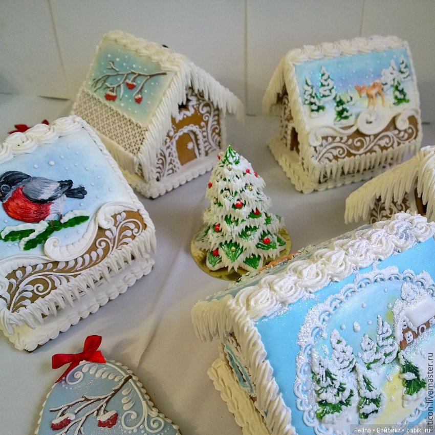 Пряничные домики к Новому Году