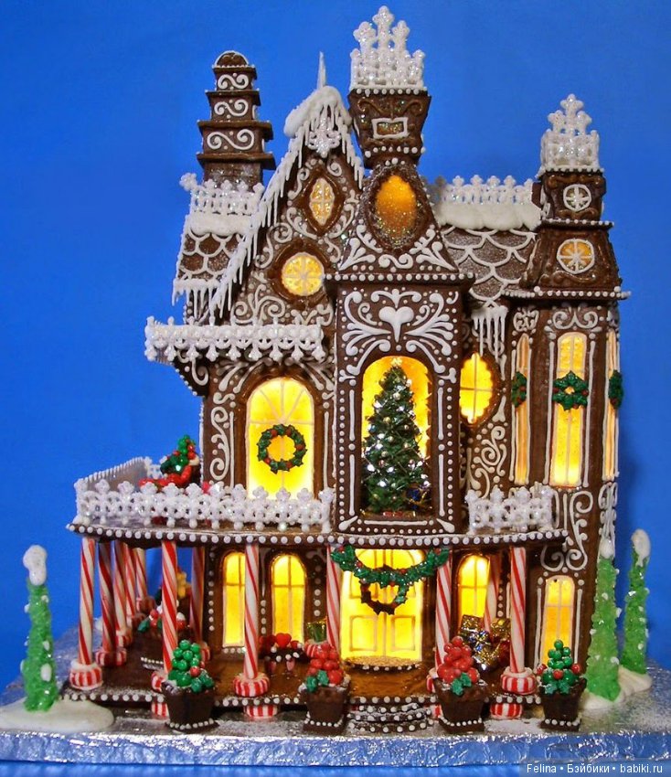 Пряничные домики к Новому Году