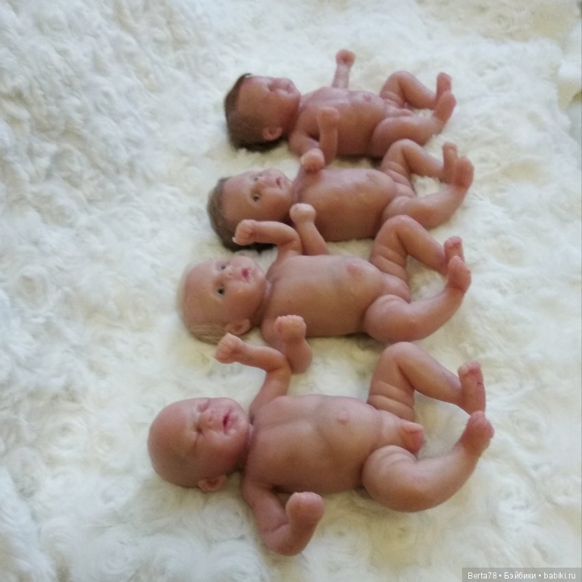 Силиконовые пупсы Берновой Татьяны - ч2 - девочки