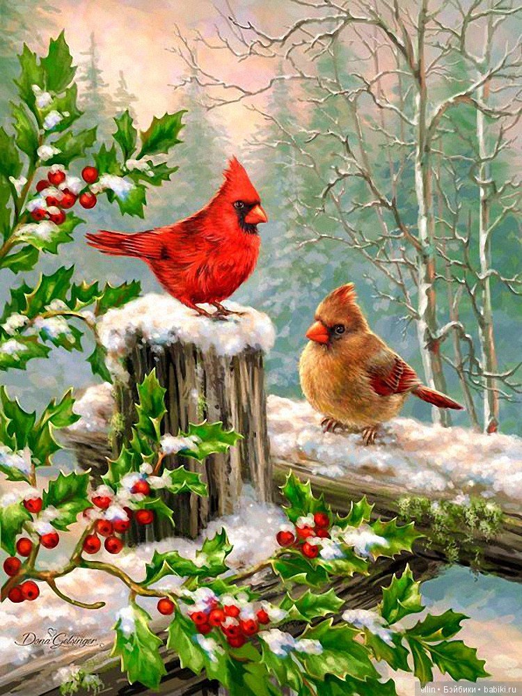 Рождественские картины американской художницы Dona Gelsinger