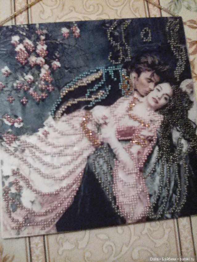 Вышивка бисером. Ромео и Джульетта (фото 6)