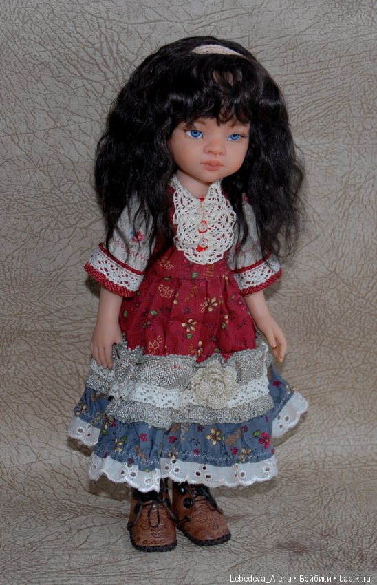 ООАК Лиу Паола Рейна — ООАК Paola Reina (Паола Рейна) и испанских кукол: перерисовка (фото 3)