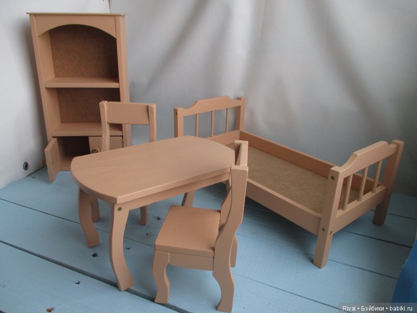 Набор мебели. 1:5 — Мебель для кукол и домиков: фото (фото 2)