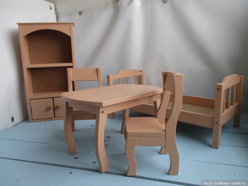 Набор мебели. 1:5 — Мебель для кукол и домиков: фото