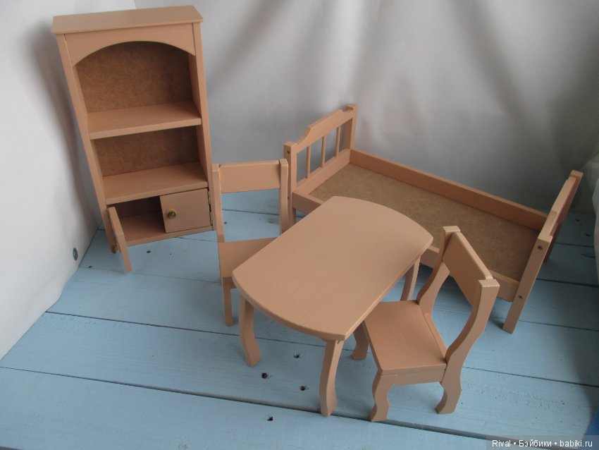 Набор мебели. 1:5 — Мебель для кукол и домиков: фото (фото 3)