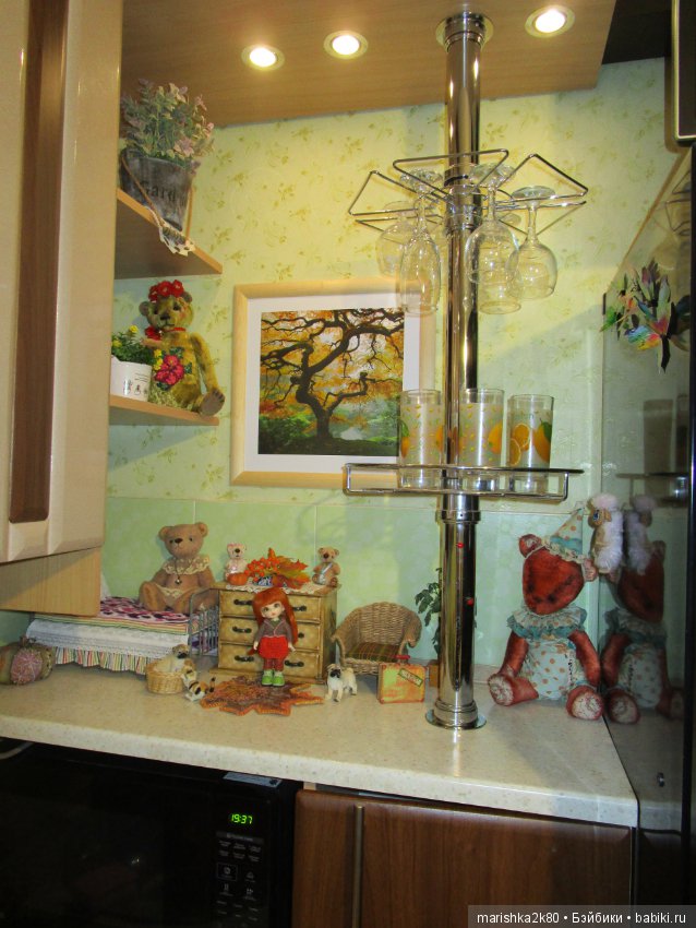 Осенний и зимний интерьер в кухне (фото 2)