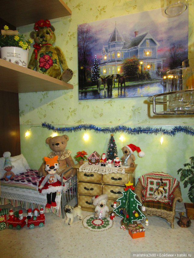 Осенний и зимний интерьер в кухне