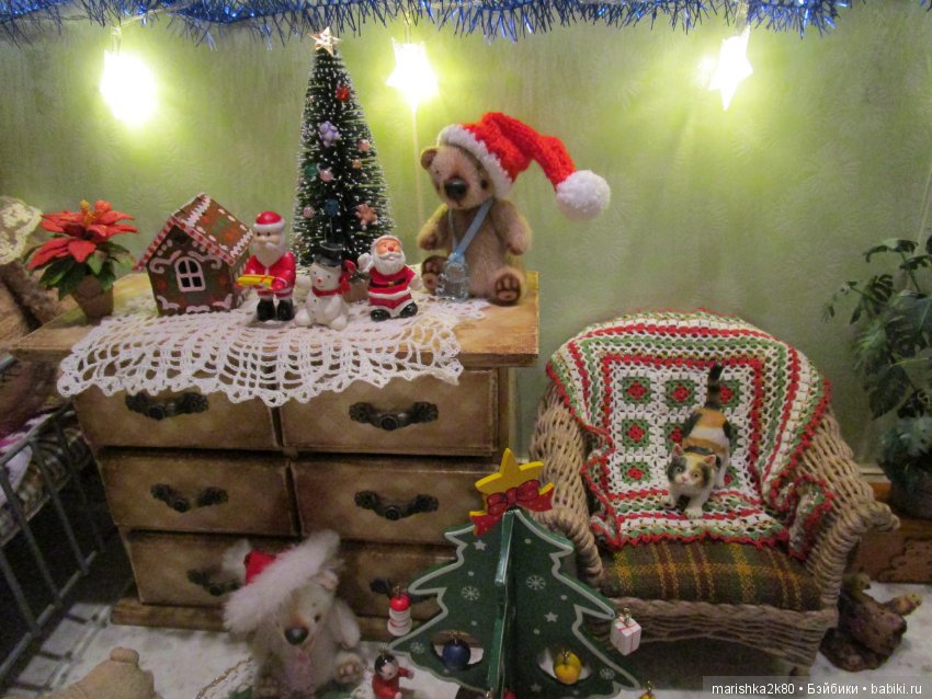 Осенний и зимний интерьер в кухне