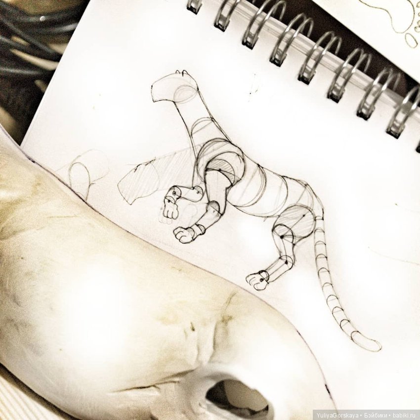 Я плакала, создавая ЛЬВА — Авторские шарнирные куклы своими руками: лепка (фото 3)