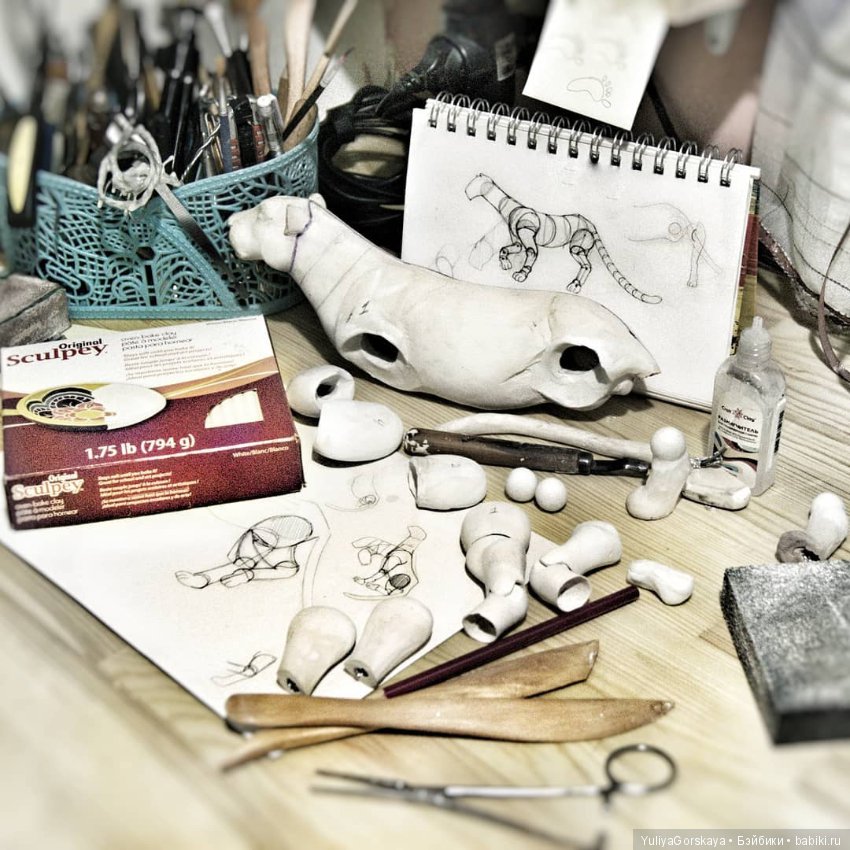 Я плакала, создавая ЛЬВА — Авторские шарнирные куклы своими руками: лепка