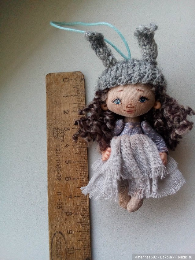 Девочка текстильная — Текстильные игрушки и примитивы: кофейные