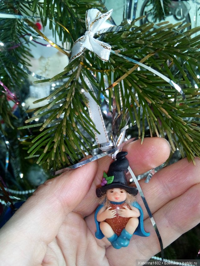Елочная игрушка — Лепка авторских игрушек и папье (фото 5)