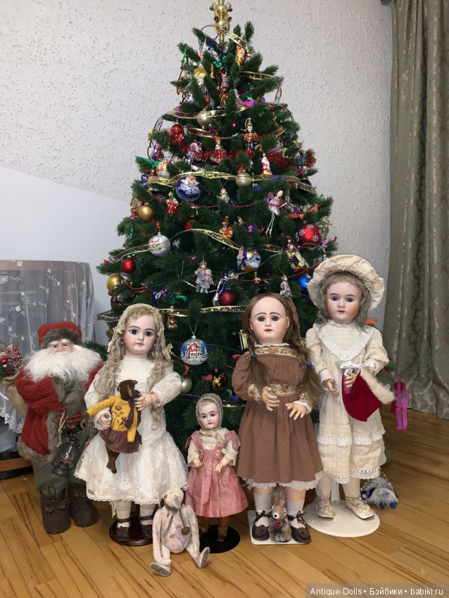 Рождество 2019 — Редкие антикварные куклы и реплики: воск