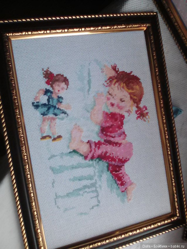 Своими руками. Вышивка с куклами