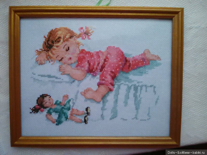 Своими руками. Вышивка с куклами (фото 5)