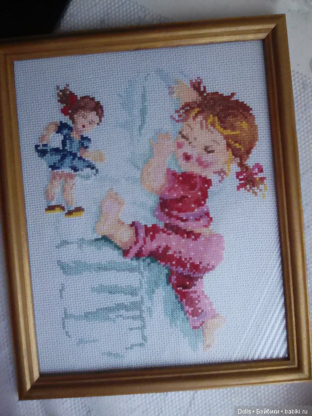 Своими руками. Вышивка с куклами (фото 8)