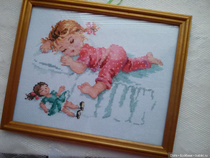 Своими руками. Вышивка с куклами (фото 6)