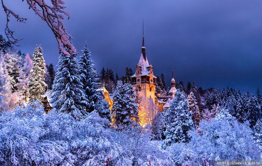 Самые красивые замки Европы зимой