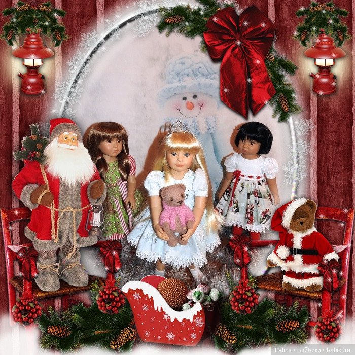 С Рождеством Христовым Всех поздравляют куколки Kidz'n'Cats