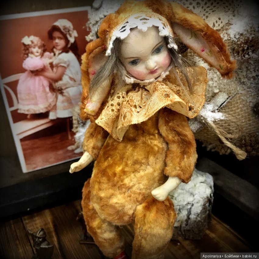 Румико...тедди-долл с велосипедом!. коллекция "Винтажный цирк"