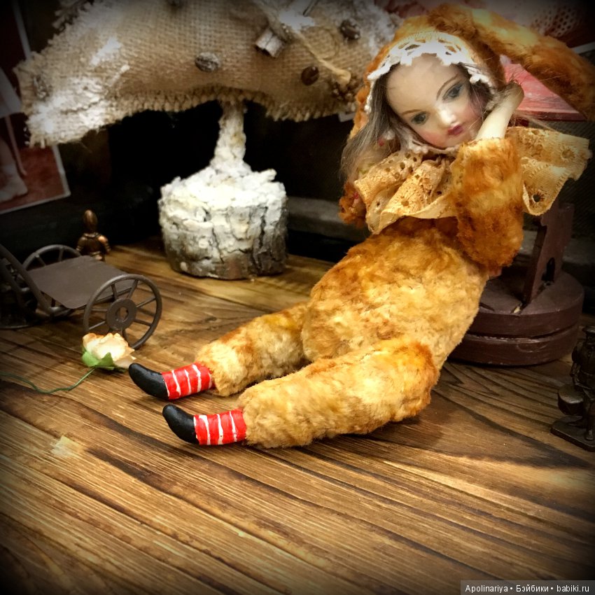 Румико...тедди-долл с велосипедом!. коллекция "Винтажный цирк"