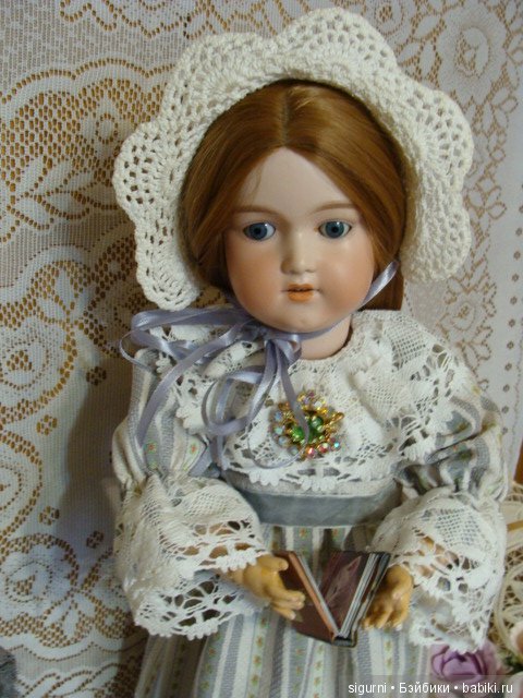 Рождественский подарок — Редкие антикварные куклы и реплики: воск (фото 5)