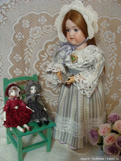 Рождественский подарок — Редкие антикварные куклы и реплики: воск (фото 4)