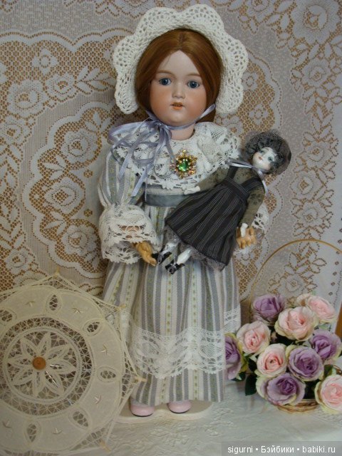 Рождественский подарок — Редкие антикварные куклы и реплики: воск (фото 3)