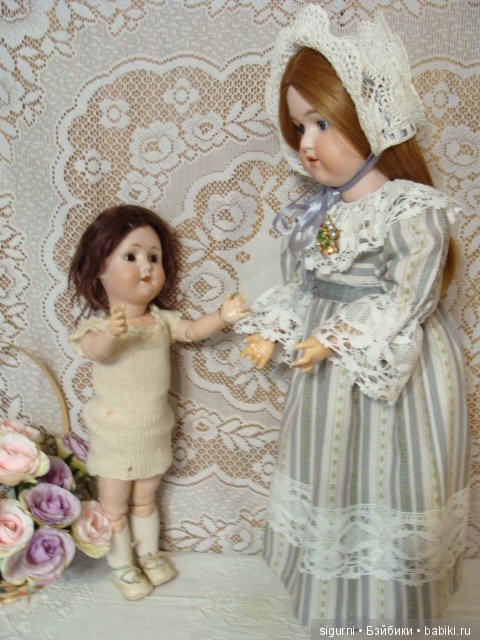 Рождественский подарок — Редкие антикварные куклы и реплики: воск (фото 9)