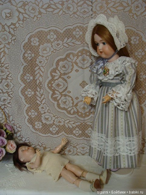 Рождественский подарок — Редкие антикварные куклы и реплики: воск (фото 6)