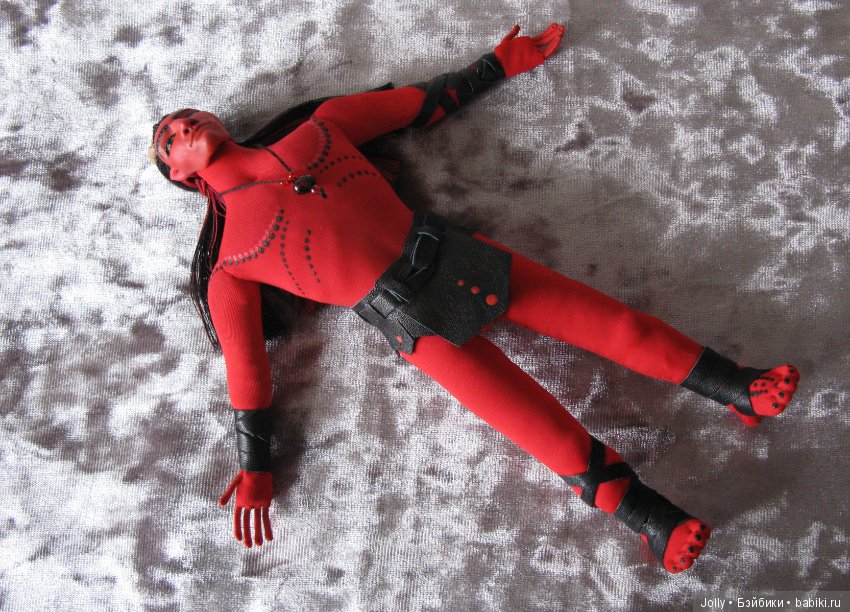 Рождественский... демон — Авторские текстильные куклы: Вальдорфские (фото 9)