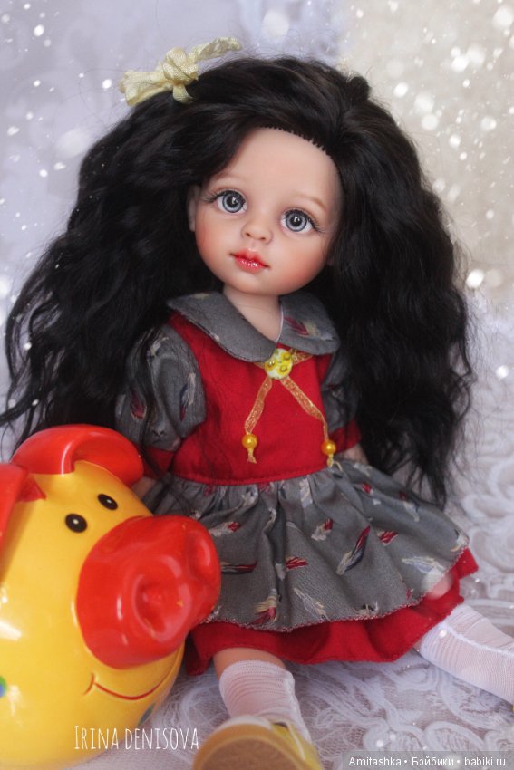 Черноволосая Карла — ООАК Paola Reina (Паола Рейна) и испанских кукол: перерисовка (фото 5)