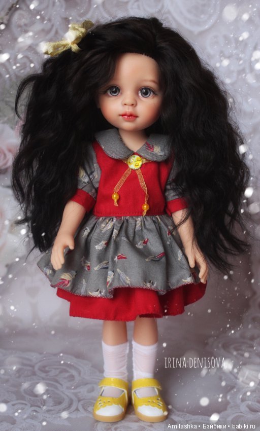 Черноволосая Карла — ООАК Paola Reina (Паола Рейна) и испанских кукол: перерисовка (фото 4)