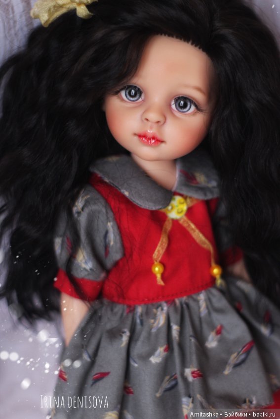 Черноволосая Карла — ООАК Paola Reina (Паола Рейна) и испанских кукол: перерисовка (фото 2)