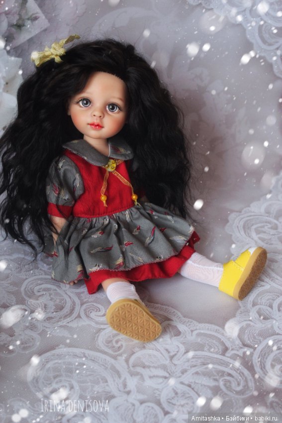 Черноволосая Карла — ООАК Paola Reina (Паола Рейна) и испанских кукол: перерисовка (фото 3)