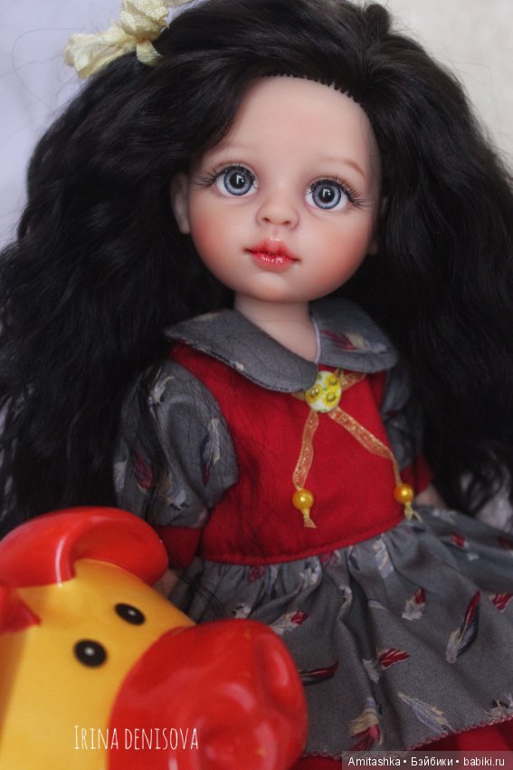 Черноволосая Карла — ООАК Paola Reina (Паола Рейна) и испанских кукол: перерисовка