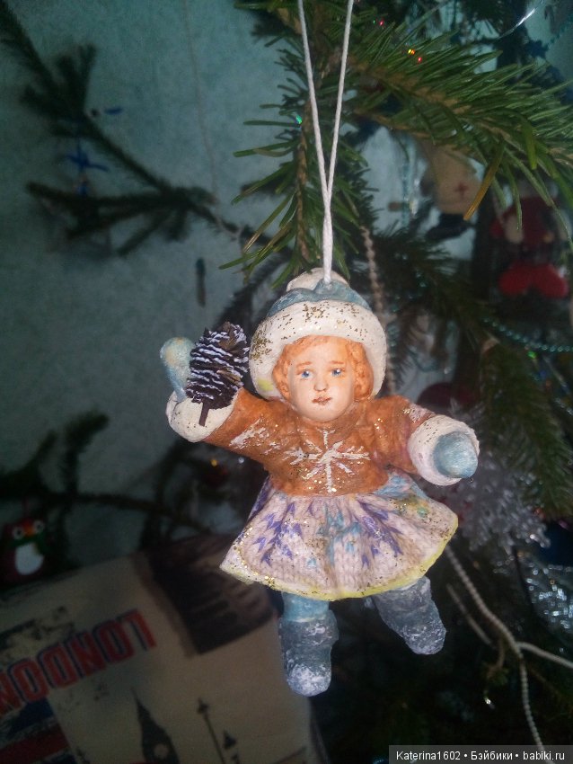 Елочные игрушки — Авторские игрушки из разных материалов: синельная проволока