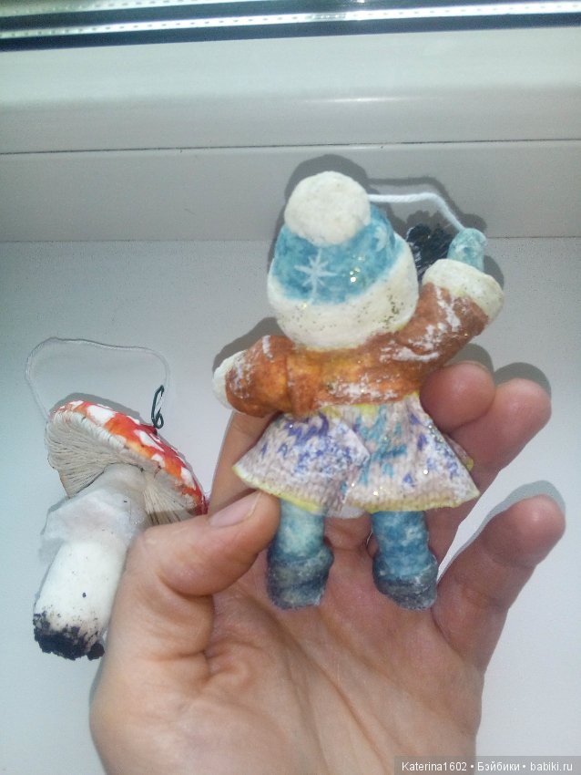 Елочные игрушки — Авторские игрушки из разных материалов: синельная проволока (фото 9)