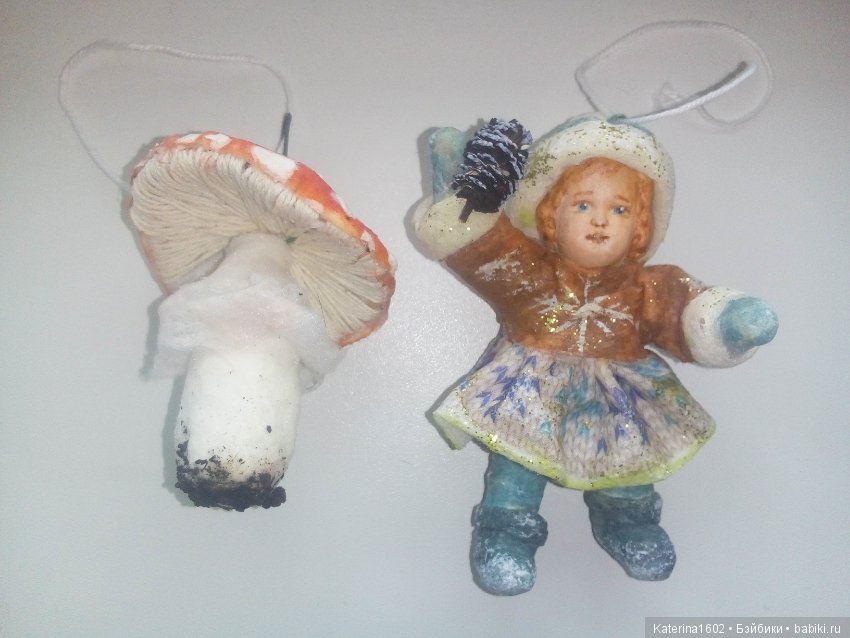 Елочные игрушки — Авторские игрушки из разных материалов: синельная проволока (фото 7)