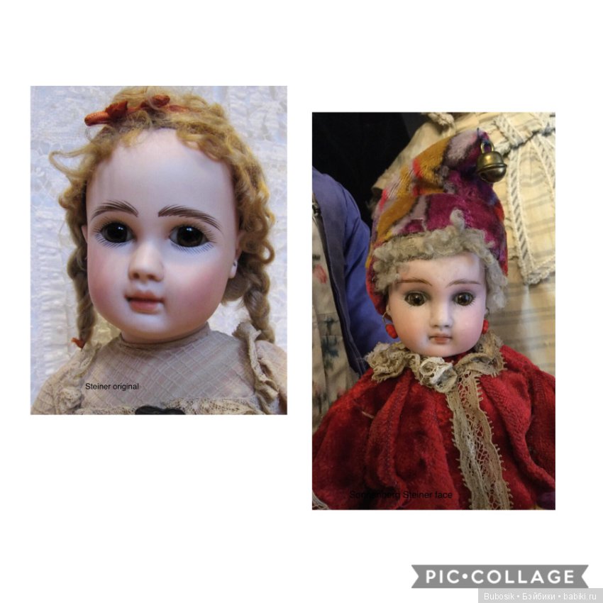 Антикварные куклы - двойники. Любопытные примеры старинного копирайта