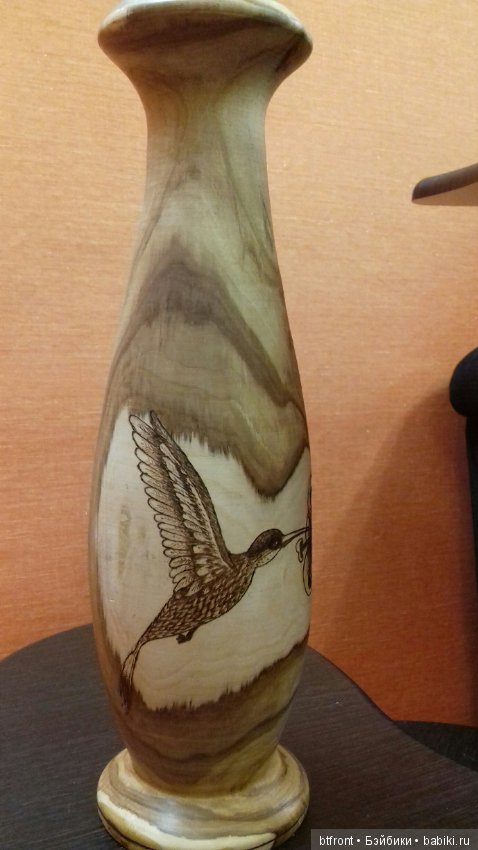 Первый опыт выжигания по дереву