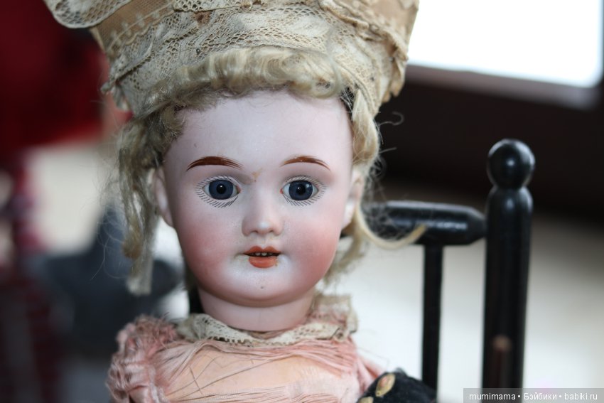 Очень работящая девушка пряха - антикварная французская кукла автоматон Roullet et Decamps