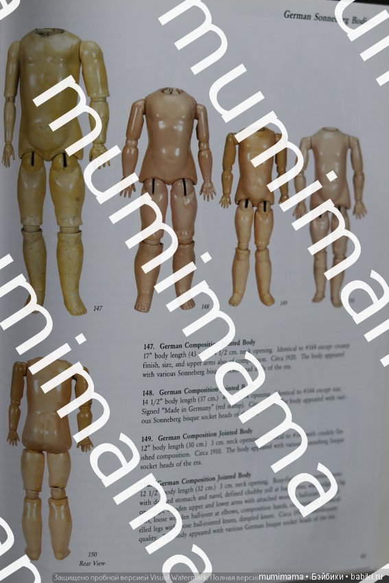 Тела немецких кукол классификатор. Часть 2 (фото 2)