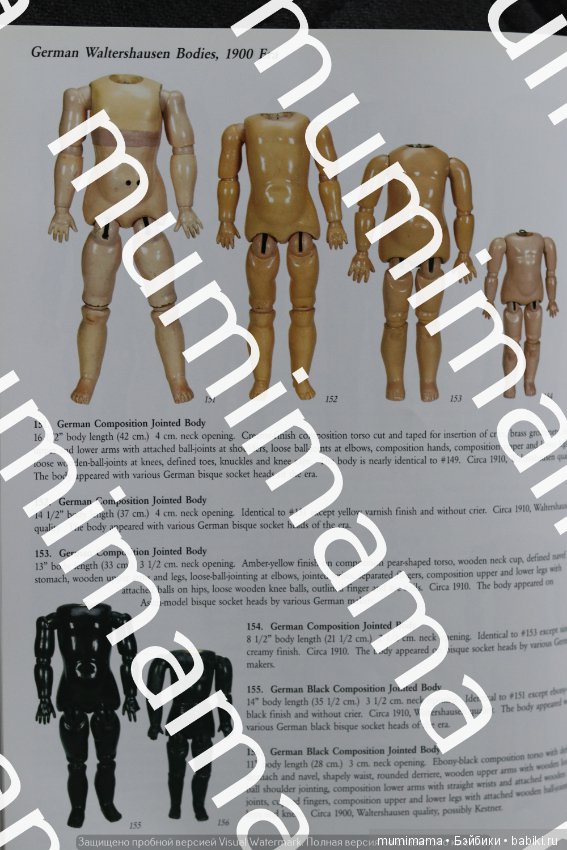 Тела немецких кукол классификатор. Часть 2 (фото 3)