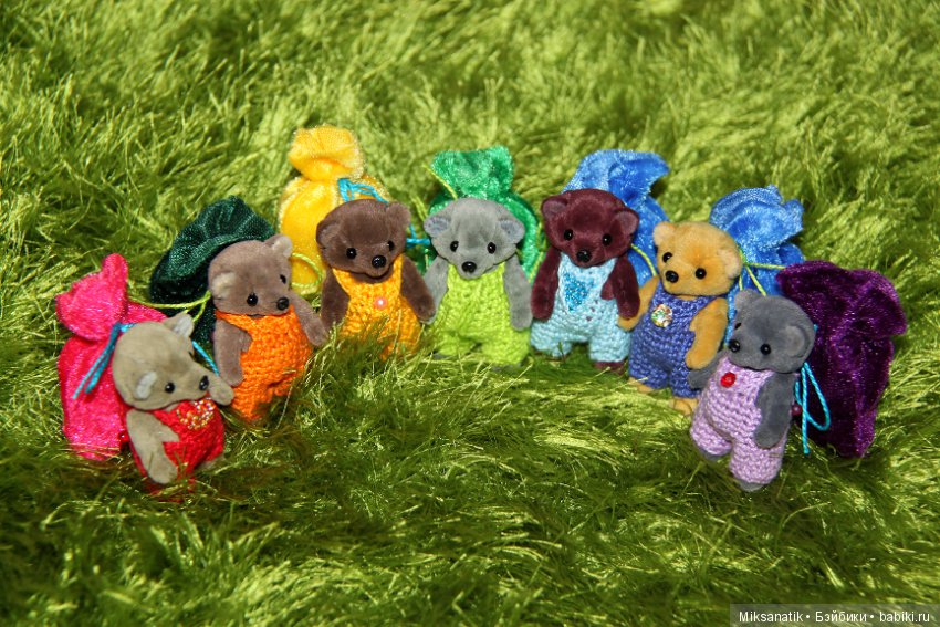 Медвежата из коллекции Радуга (фото 4)